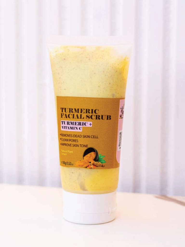 TURMERIC FACIAL SCRUB BY ICY FLAME BEAUTY AND COSMETICS
